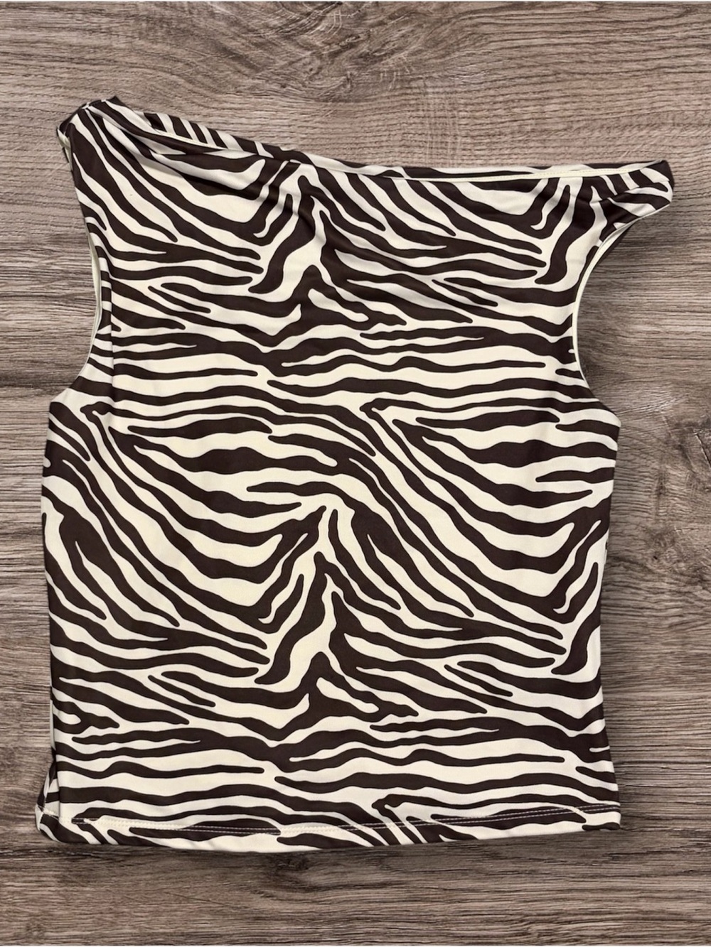 Madden Girl Black & White Zebra Tank Top